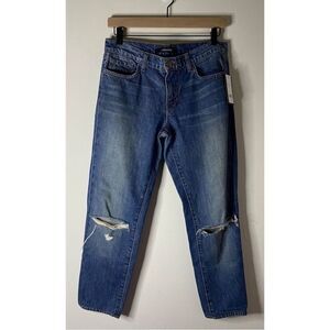 J Brand Affinity Destruct Crop Skinny Jean Size 25